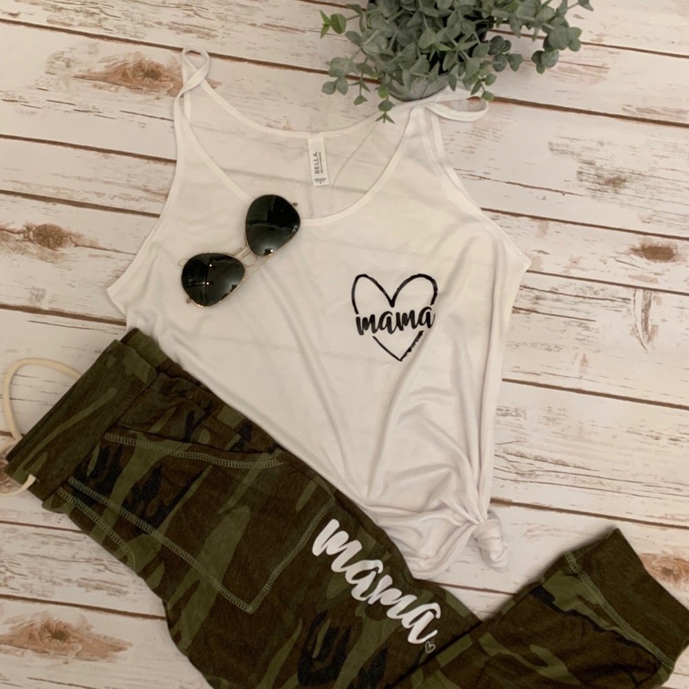 Mama Camo Cropped Joggers - Picture 4 of 8